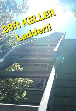 Keller 28ft extension ladder aluminum