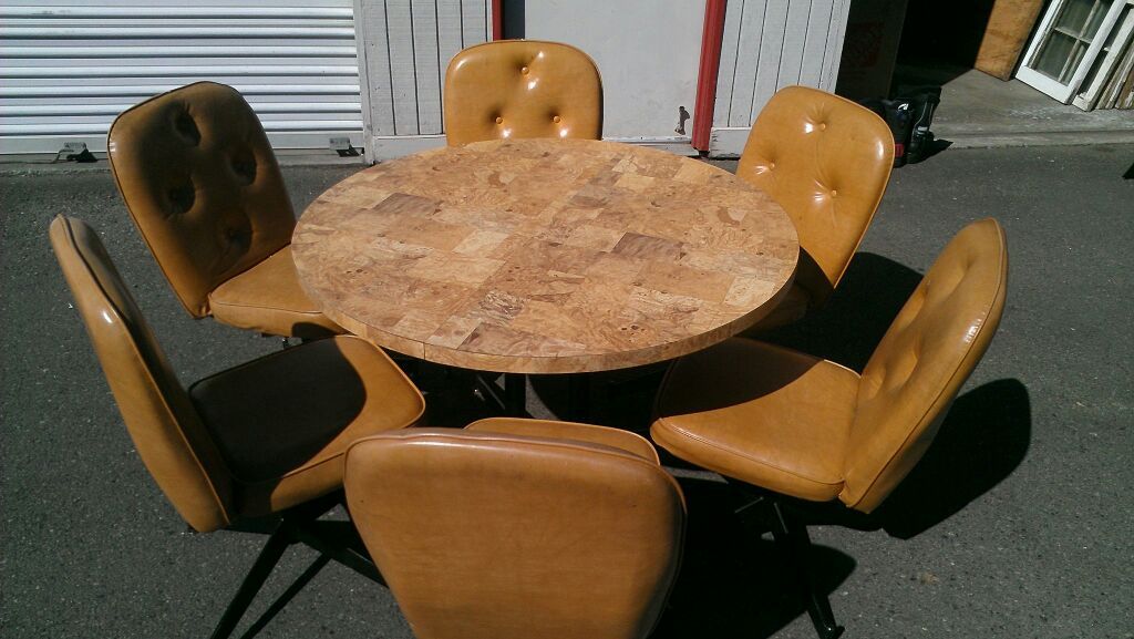 Antique Modern Mid-century dining table