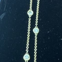 14kt Diamond Necklace 