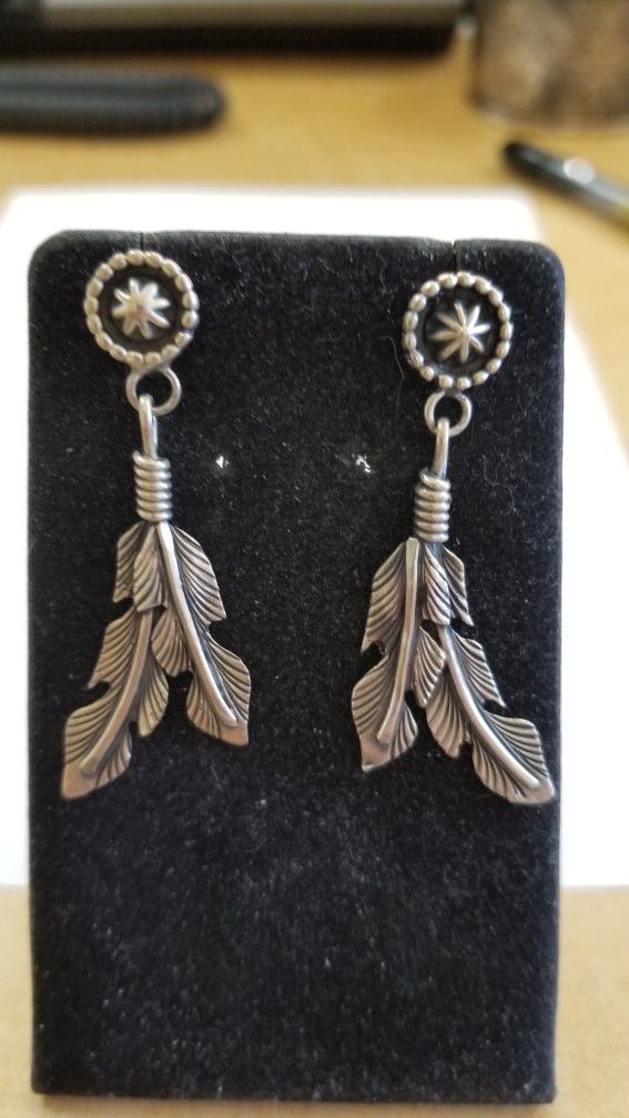 Sterling Silver Pierced Earrings