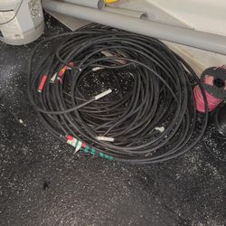 Coiled electrical cable,