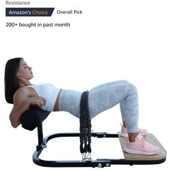 BootySprout Hip Thrust Machine for High Resistance Glute Training - Home Gym Workout - Comes with 45, 90, and 135 Lbs of Resistance $125
