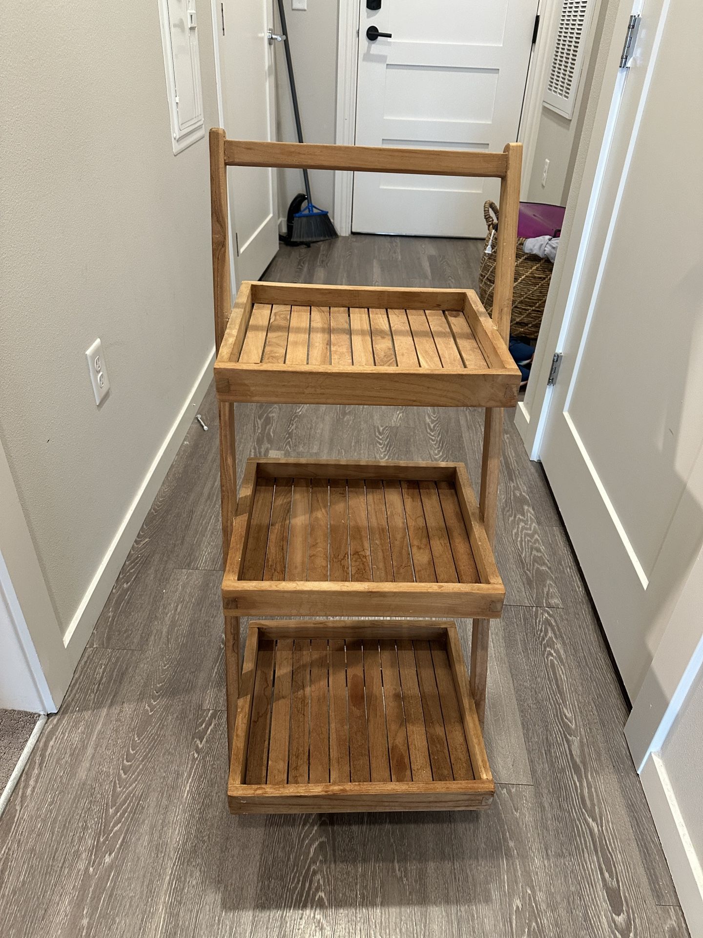 Solid Wood Leaning Ladder Book Shelf *OBO - MOVING SALE*