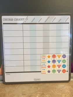 Kids chore chart. Great positive reinforcement. Still available