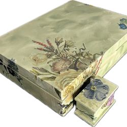 Upcycled Repurposed Silverware Box With Bonus Trinket Box