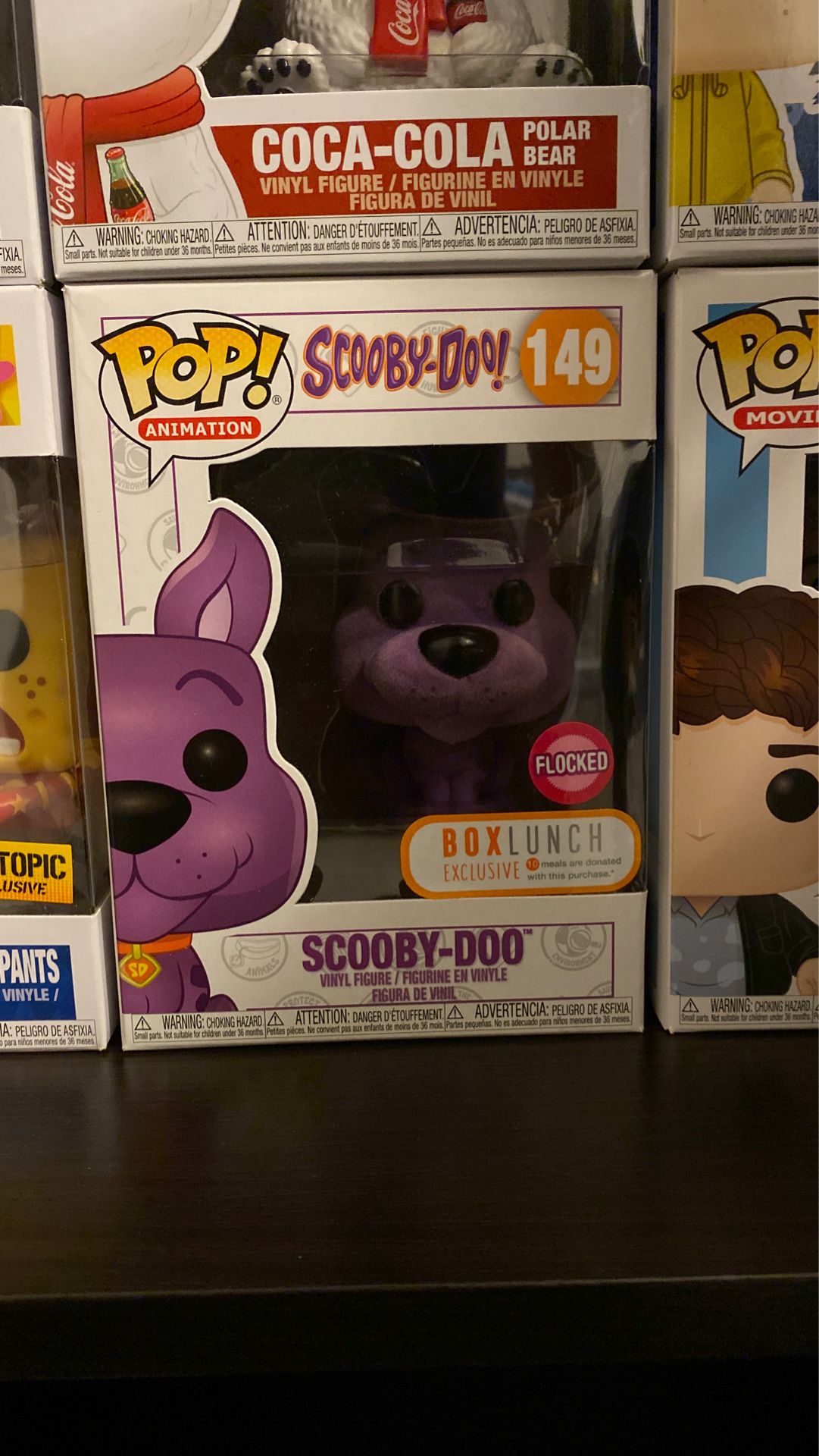 Purple scooby Doo pop Funko boxlunch exclusive