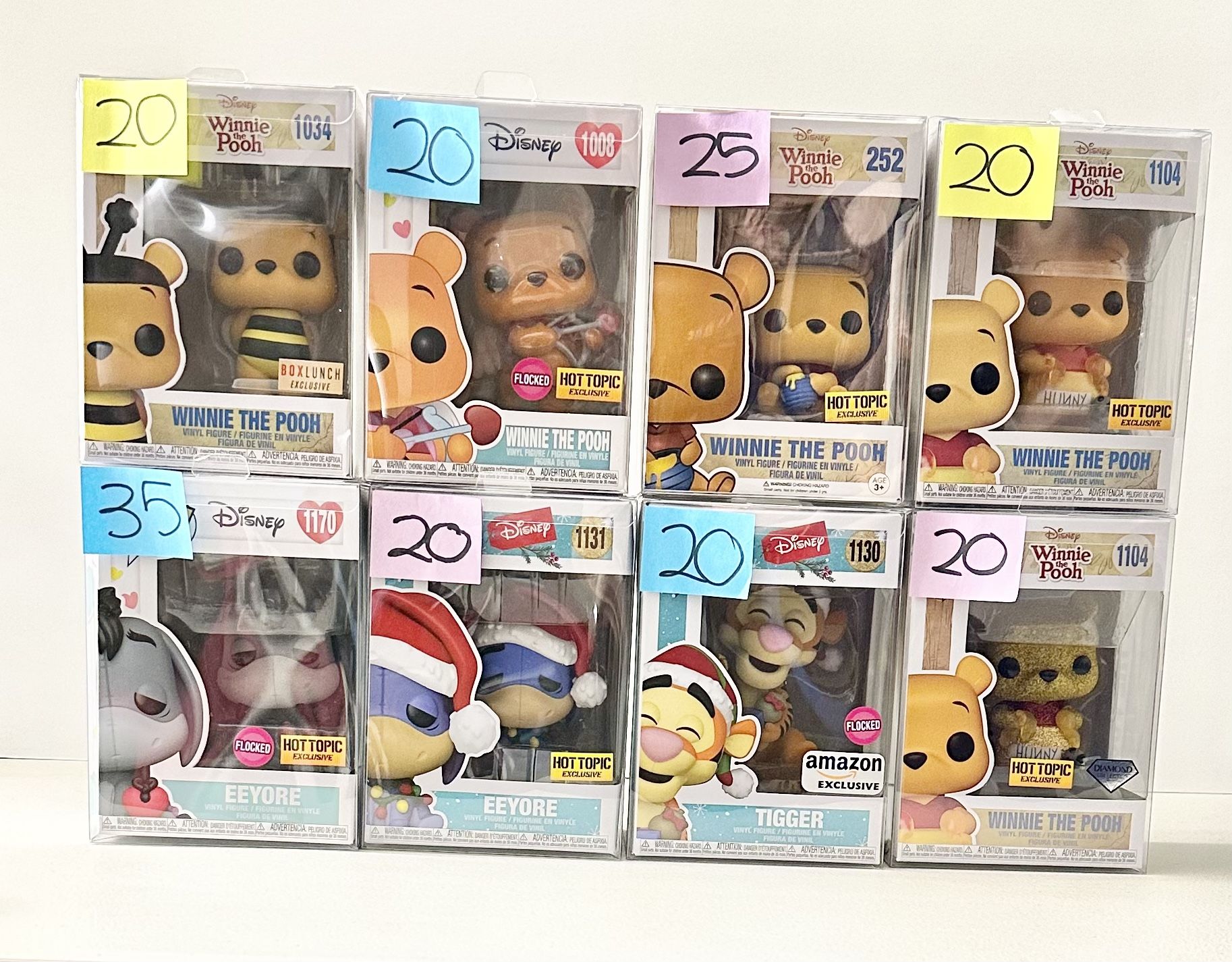 DISNEY WINNIE THE POOH FUNKO POPS FOR SALE.