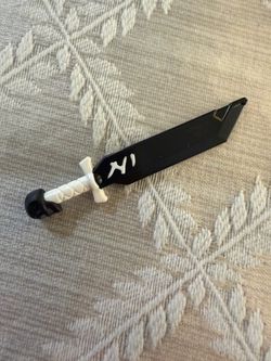 LEGO Ninjago Shintaro Shadow Bone Blade Sword Black Skull Rune