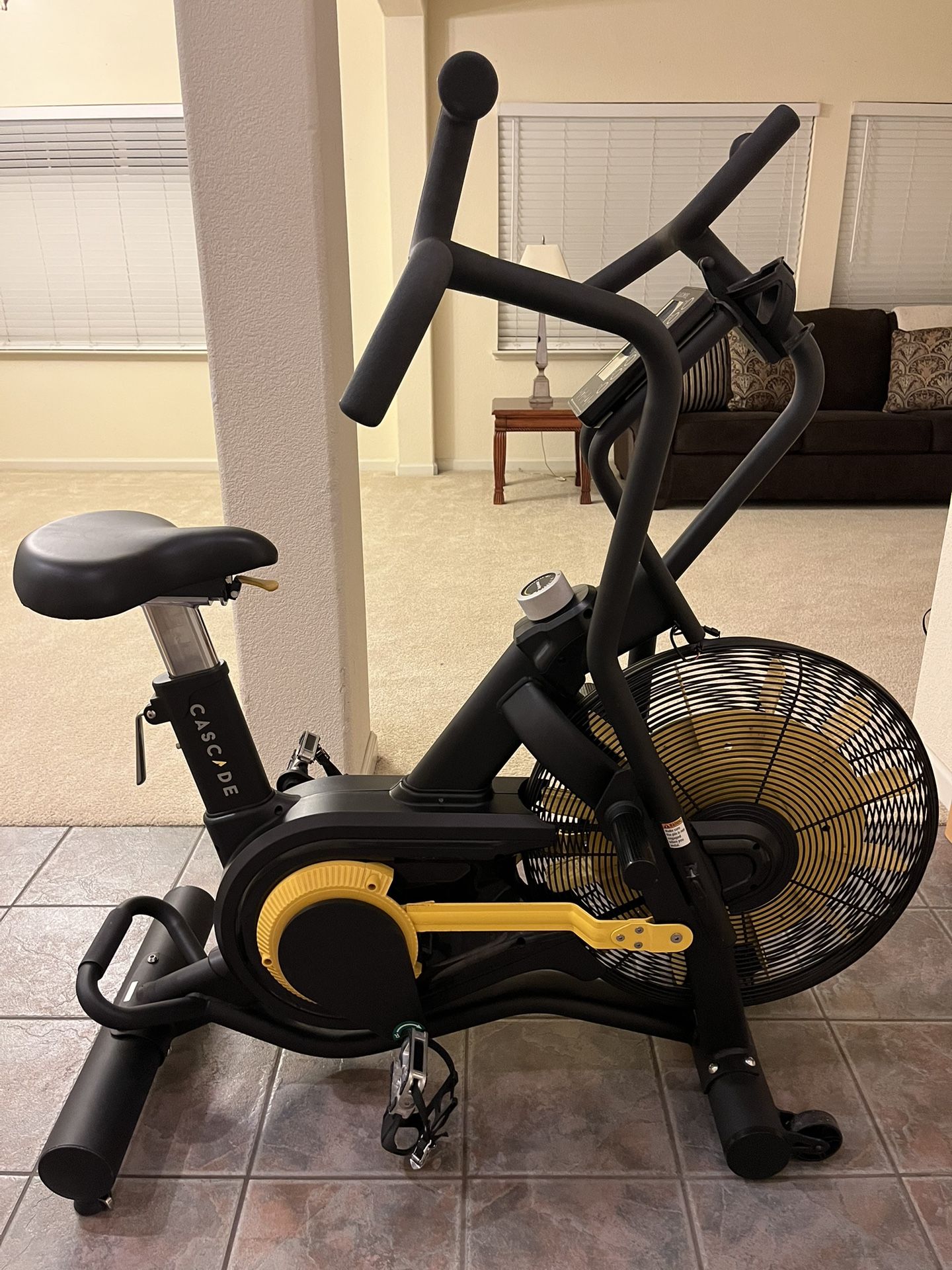 Cascade Air Bike Unlimited, a high-end stationary air bike designed for commercial and home use. Good Condition. $2500 New