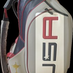 🏆 Ryder Cup 2020 Whistling Straits Team USA Leather Staff Bag – Official Edition – Lipton Sponsor – Collectible 🇺🇸 