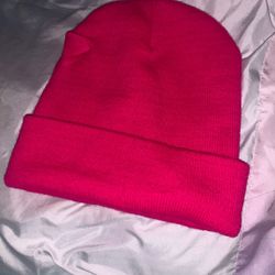 hot pink beanie