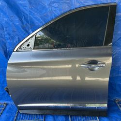 16-20 INFINITI QX60 FRONT LEFT DRIVER SIDE DOOR ASSEMBLY GRAY KAD 