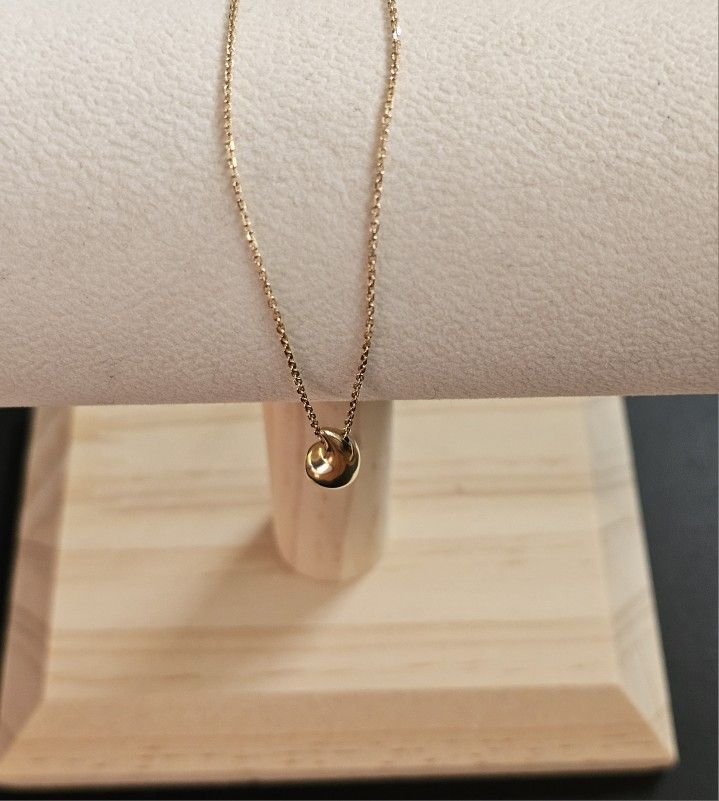 14k Gold Necklace 17 Inch