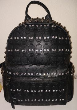 skull backpack and accessories