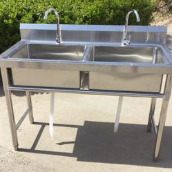 Commercial Stainless Steal Sink