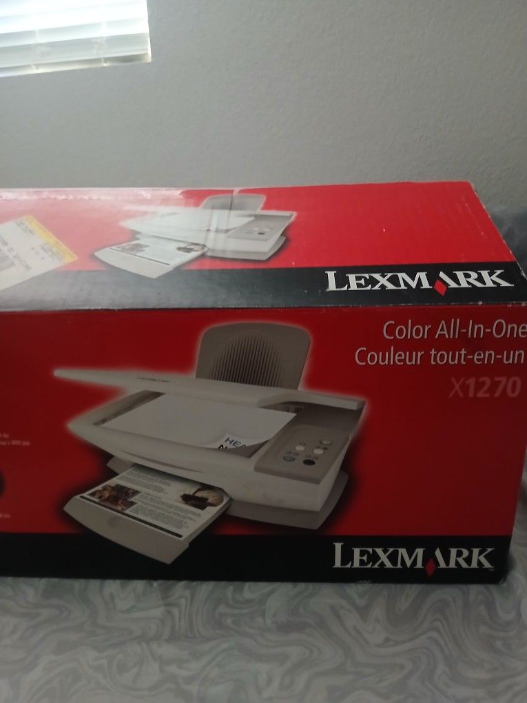 new, unused printer