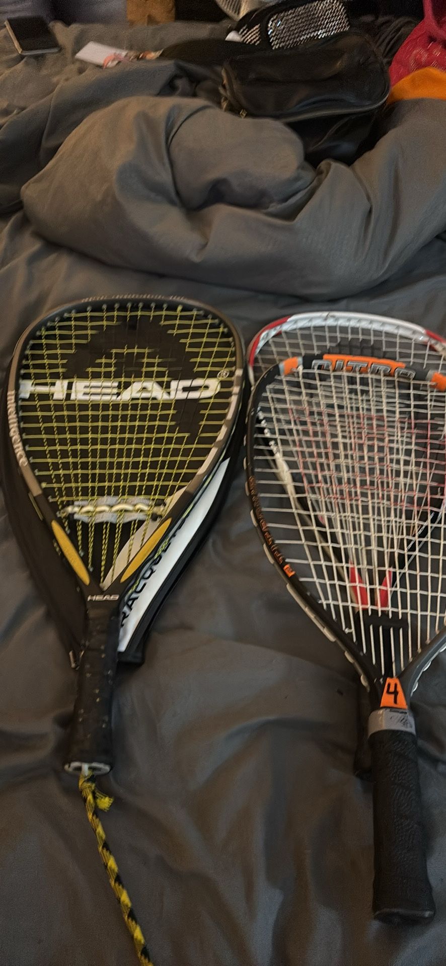 Head Rackets. Racquetball