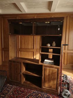 Wooden shelf