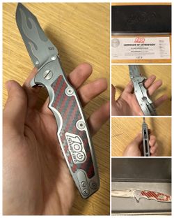 Snap-on 100th Anniversary Zero Tolerance SO100AN Limited Edition Knife #146/1000 — COA & Case — $850