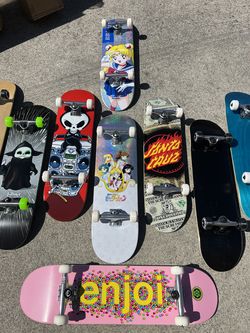 Skateboards cruisers decks