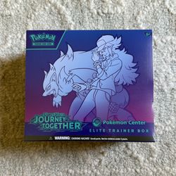 Pokémon Journey Together Pokémon Center ETB - 2 Boxes Available