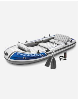 Intex Excursion 5 Inflatable Boat Set