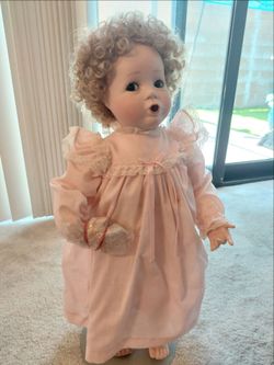 Vintage porcelain doll