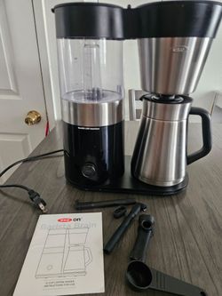Oxo on barista brain coffee maker.