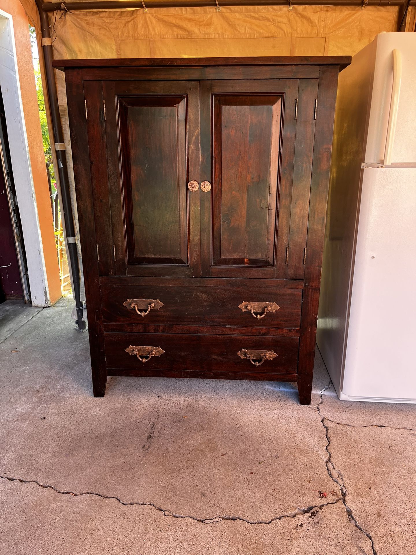 WOODEN WARDROBE/ ARMOIRE