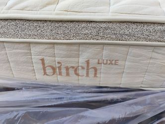 Queen Pillowtop brand new organic birch luxe