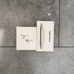 Air Pod Pro 3  And Magic Mouse.