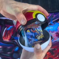 (X2) Sealed Pokémon TCG Pokéball Tins with Booster Packs (Read Description)