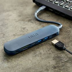 Onn 7-in-1 Type-C Multi Port USB Hub