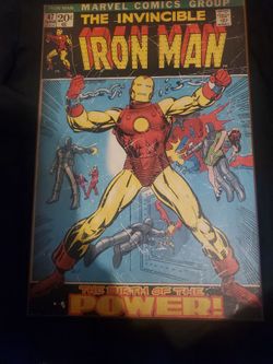 Iron Man Comic Book Poster