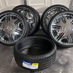 VST 24s wheels and tires