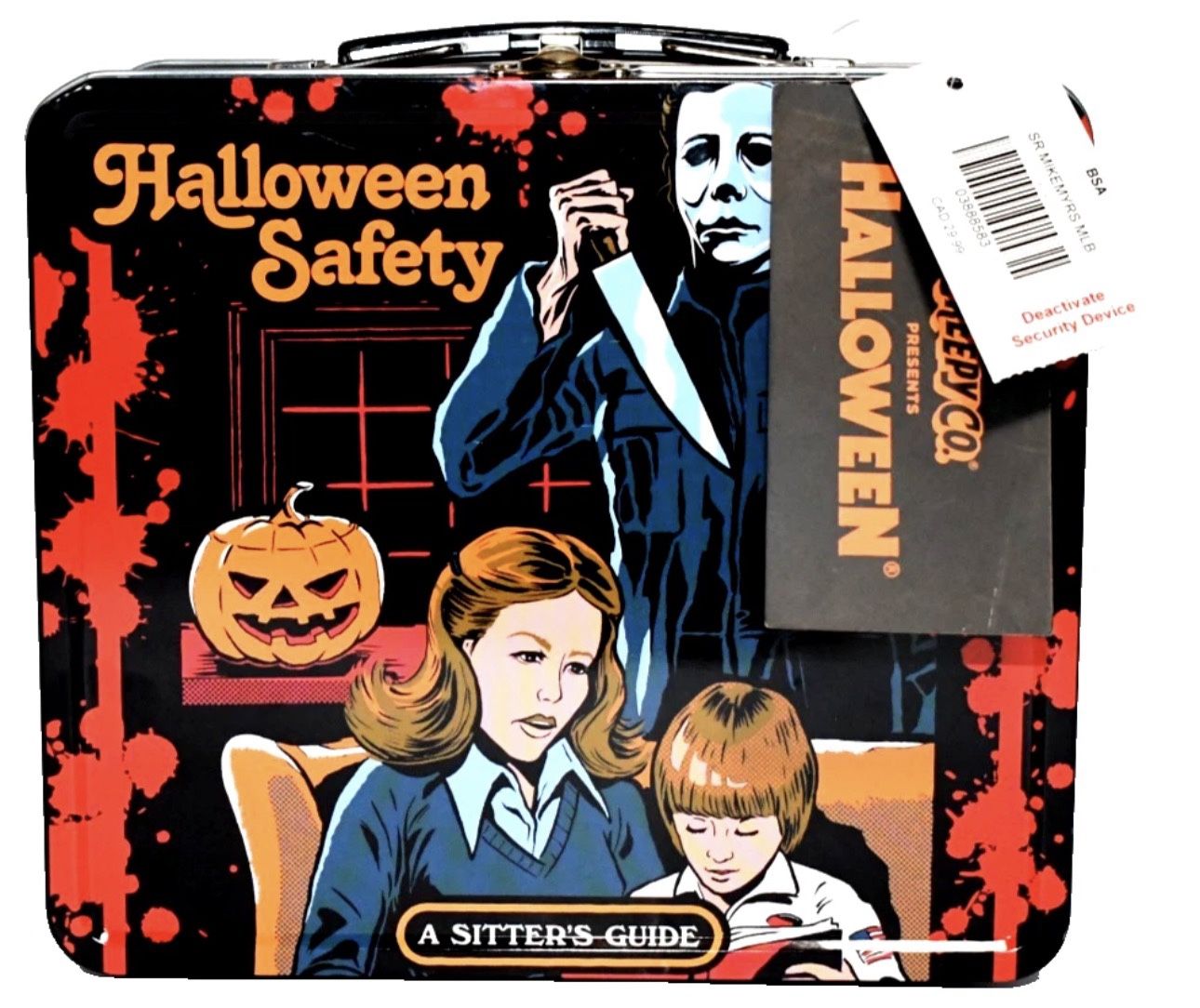 New With Tags Michael Myers Halloween Metal Lunch Box