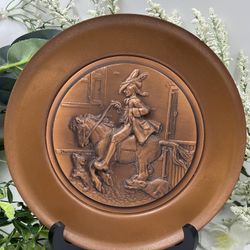 Norman Rockwell “Yankee Doodle”  Copper Plate – 1978 – 8” – Limited Edition 15,000 – COA