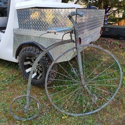 1880s Antique Childs 4 Ft High Wheel Bicycle 