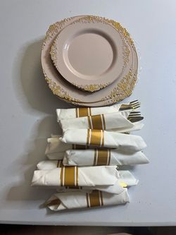 Party plates & cutlery bundle