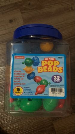 My first pop beads , I have just 30 pops