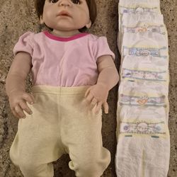 Realistic Baby Girl Doll