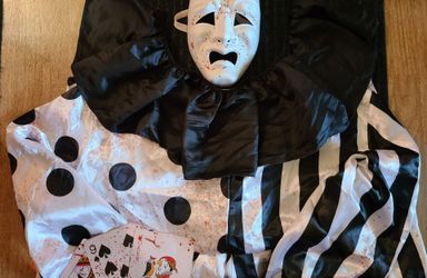 Halloween Costume Horror Tragedy Clown