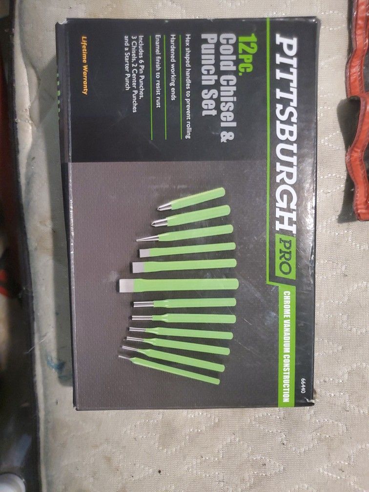 Pittsburgh PRO 12 PC COLD CHISEL & PUNCH SET