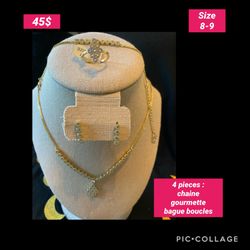 Gold plated Jewelry set