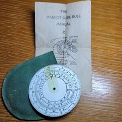 Mascot Slide Rule