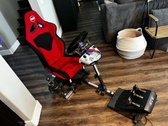 Racing Simulator Sled (custom Logitech G920 steering wheel)