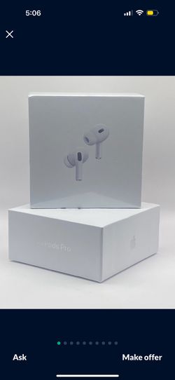 AirPod  Pro’s Gen 2, With Active Noise Cancellation 