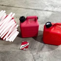 1 Gallon Gas Cans (x2) Empty