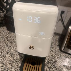 Beautiful Perfect Grind™ Programmable Single Serve Coffee Maker, White Icing by Drew Barrymore