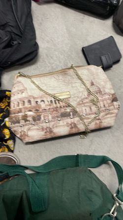 Vintage, Manie Bag clutch purse with over the shoulder chain